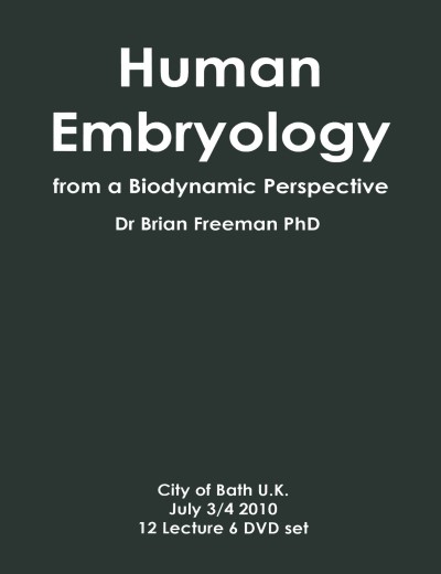 Human Embryology. From a Biodynamic Perspective (6 DVD)